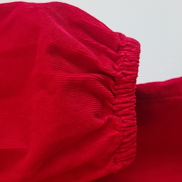 Gap Kids beautiful red, fine wale corduroy dress. Size large (10-11). - Picture 3 of 6